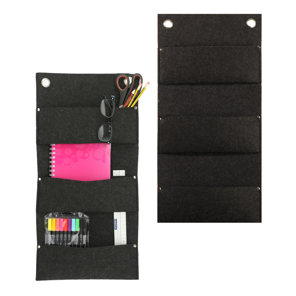 [CEP-68173] Hängeorganizer Filz, 3 Taschen, anthrazit 
