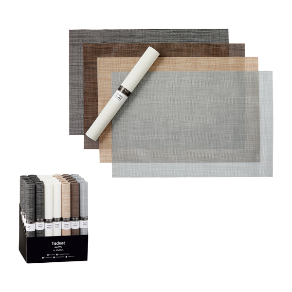 Tischset PVC, Design 2, 5/s, ca. 45x30cm