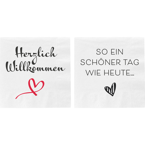 Servietten "Sprüche3", 20er Pack, 2/s