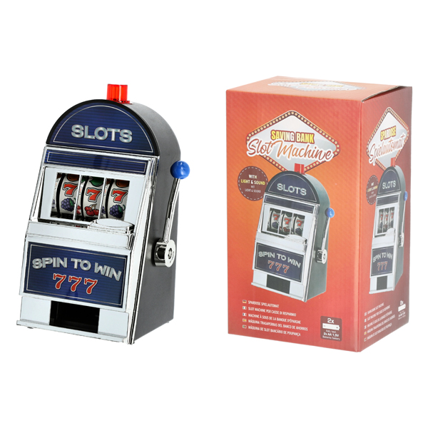 [CEP-56175] Spardose Spielautomat, mit Klingel u. LED
