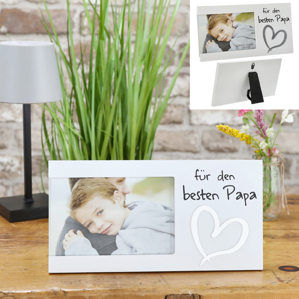 [CEP-61212] Bilderrahmen "Für den Besten Papa", ca. 25x13cm