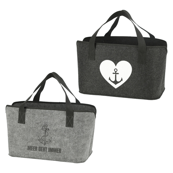 [CEP-68287] Filztasche zur Aufbewahrung Maritim 4/s 