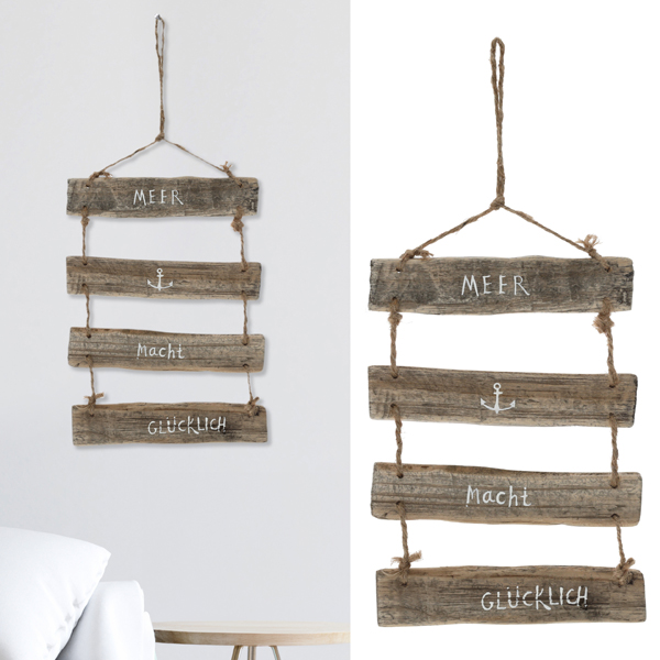 [CEP-67018] Schild Holz Maritim, 42x21cm