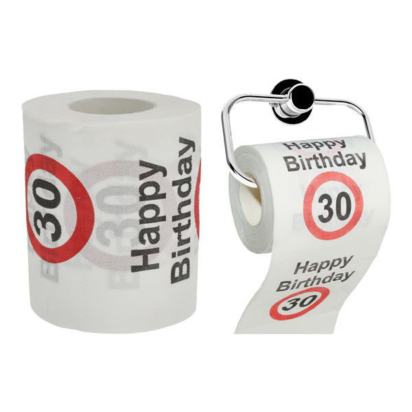 Toilettenpapier Geburtstag 30, 24m