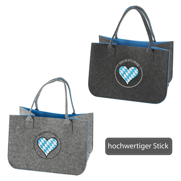 [CEP-68515] Filztasche Heimatliebe 2/s 
