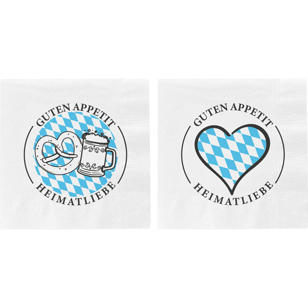 [CEP-66134] Servietten Heimatliebe 2/s, 20er Pack