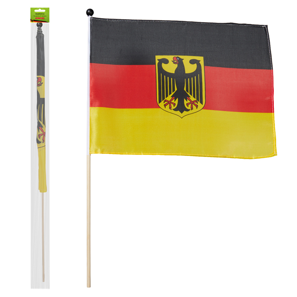 [CEP-14701] Stabfahne Deutschland 30x45cm mit Adler