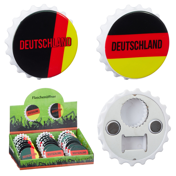 [CEP-29900] Flaschenöffner "Deutschland", uni, 2/s, 8cm d