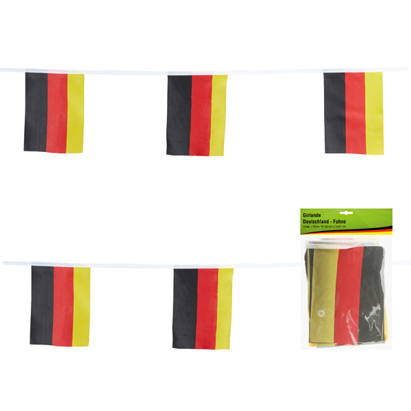 [CEP-29773] Fahnengirlande " Deutschland "  7 Meter