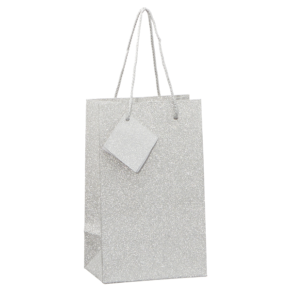 [CEP-62585B] Geschenktüte "Glam Deluxe", silber, S, ca. 12,5x20cm