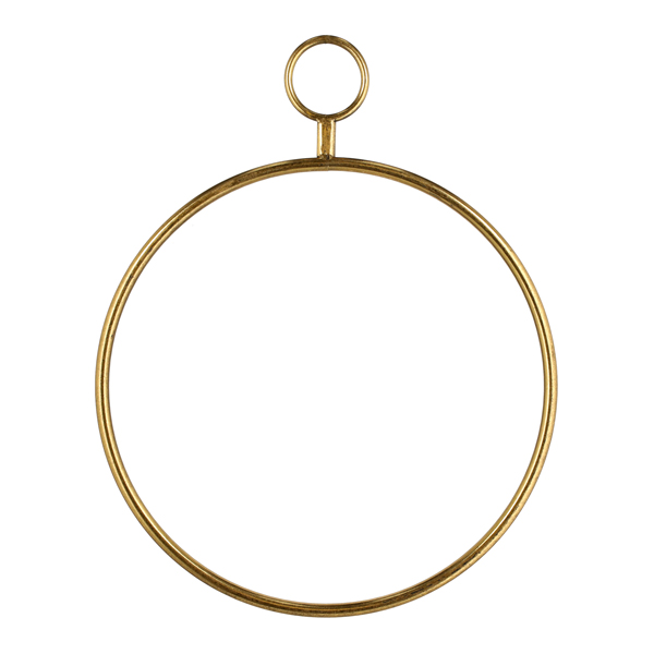 [CEP-65652] Ring zum hängen, DIY, DELUXE, gold, ca. 40cmD
