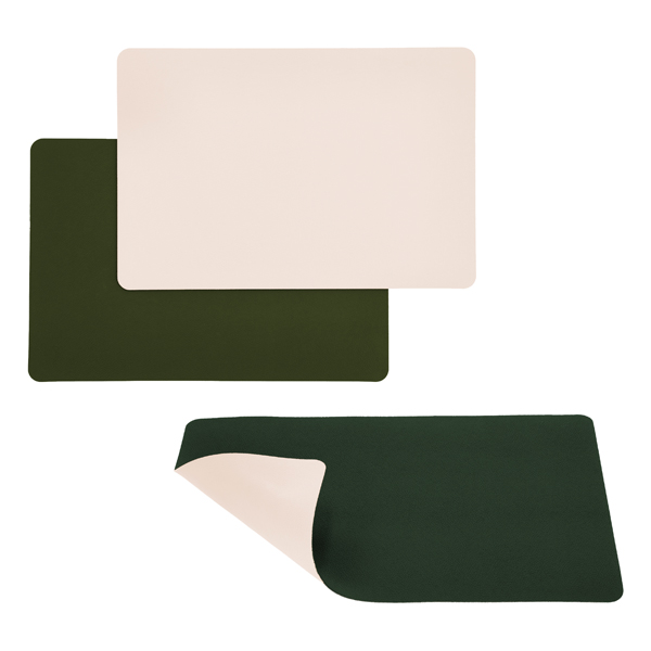 [CEP-68461] Tischset PVC ca.45x30cm Piniengrün/Marshmallow 