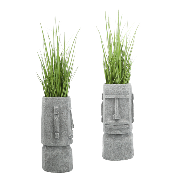 Pflanztopf Moai Kopf, Design 1, ca. 46cmH