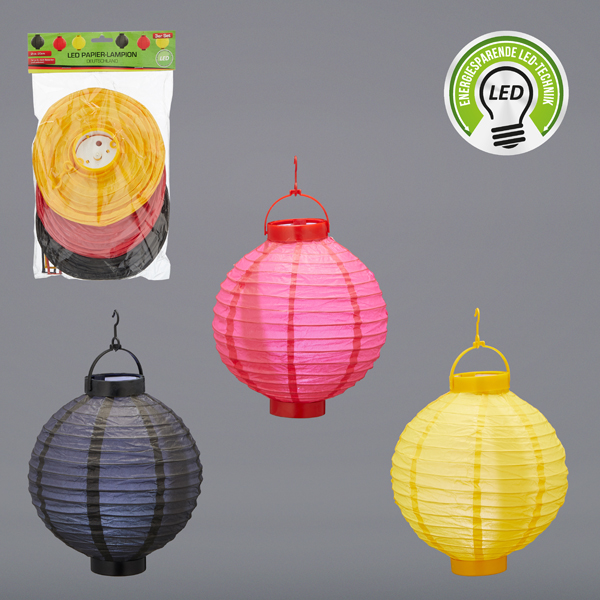 [CEP-60750] LED Papier-Lampion "Deutschland" ca. 20 cm, 3er Set