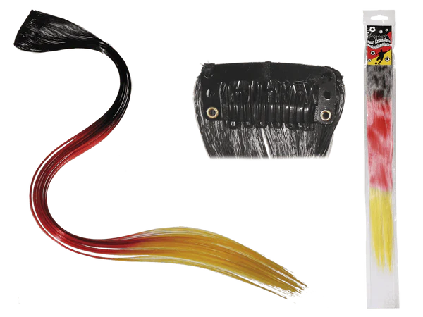 [00/1003] Haar-Extensions, Deutschlandflagge, ca. 48 cm,