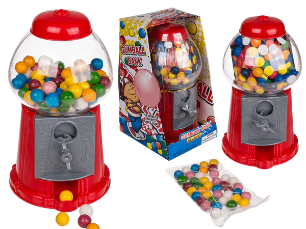 [OOTB-01/0045] Roter Kaugummispender mit ca. 90 g Kaugummi,