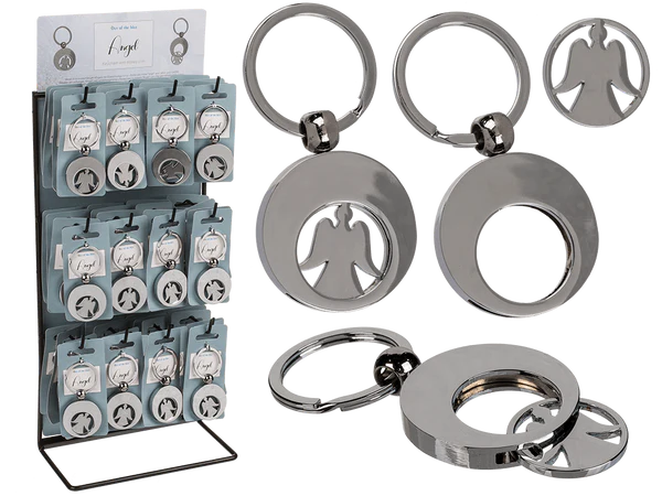[OOTB-24/1034] Metall-Schlüsselanhänger, Engel,