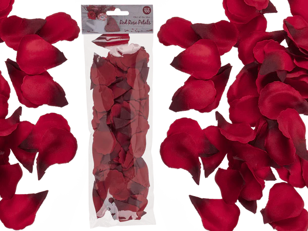 [OOTB-500100] Rote Rosenblütenblätter, ca. 100 Stück