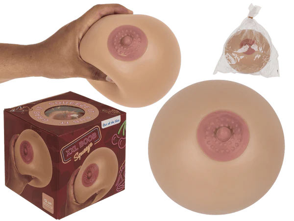 [OOTB-61/2505] Squeeze-Ball, XXL-Brust, ca. 12 cm, ca. 900 g,