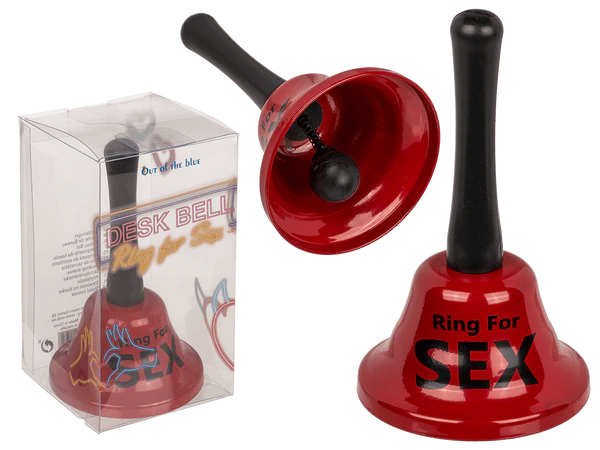 [OOTB-61/4182] Tischglocke, Ring For Sex, ca. 13 x 7 cm,