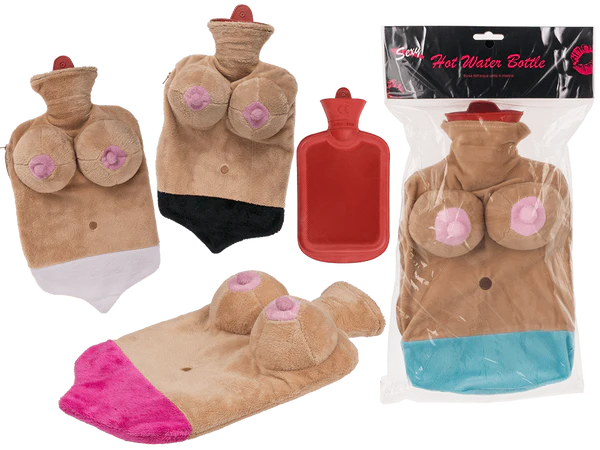 [OOTB-61/4185] Wärmflasche, Sexy Boobs, ca. 35 x 20 cm,