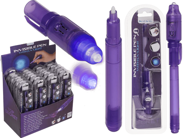 [OOTB-29/3284] Geheimstift mit unsichtbarer Tinte & UV-Licht,