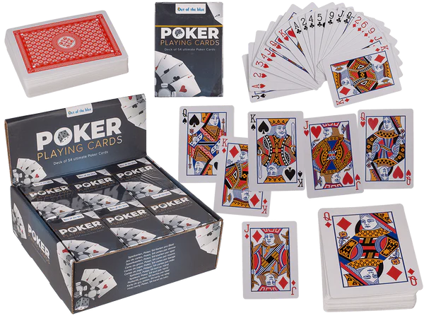 [OOTB-76/5617] Spielkarten, Poker, 56 Karten pro Blatt,