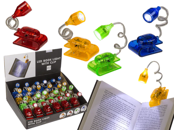 [OOTB-57/9584] Leseleuchte mit LED (inkl. Batterien) ca. 4 cm,