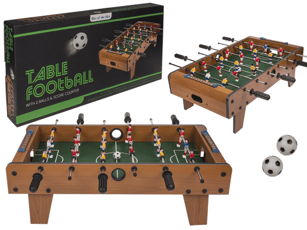 [OOTB-63/2998] Holz-Tischfußballspiel mit Füßen, Kicker,