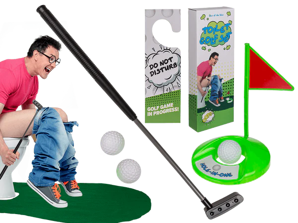 [OOTB-59/2049] Toiletten-Golf-Set, 6-teilig