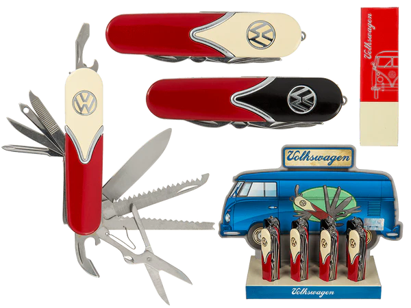 [OOTB-79/5154] Metall-Taschenmesser, VW Style,