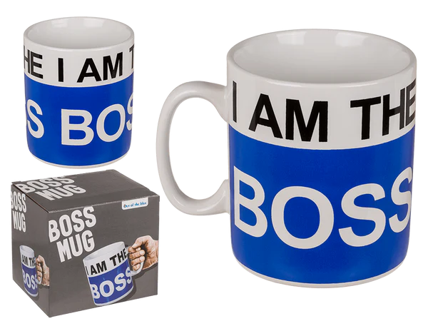 [OOTB-78/8179] Becher, I am the Boss, ca. 13 x 11 cm,