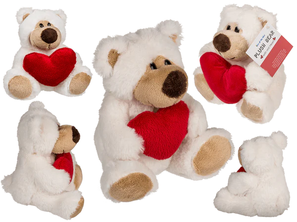 [OOTB-61/6922] Plüsch-Bär mit rotem Herz, Big Love, ca. 15 cm