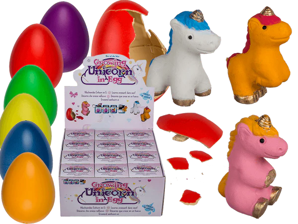 [OOTB-11/2030] Wachsendes Einhorn im Ei, ca. 6 cm,