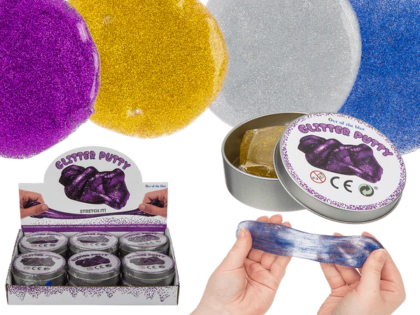 [OOTB-12/2081] Glitzernde Knete in Dose, ca. 60 g,