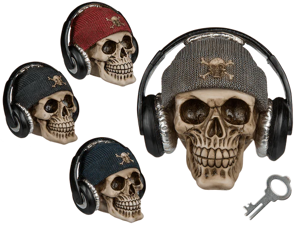 [OOTB-78/5755] Spardose, Totenkopf mit Fischermütze &