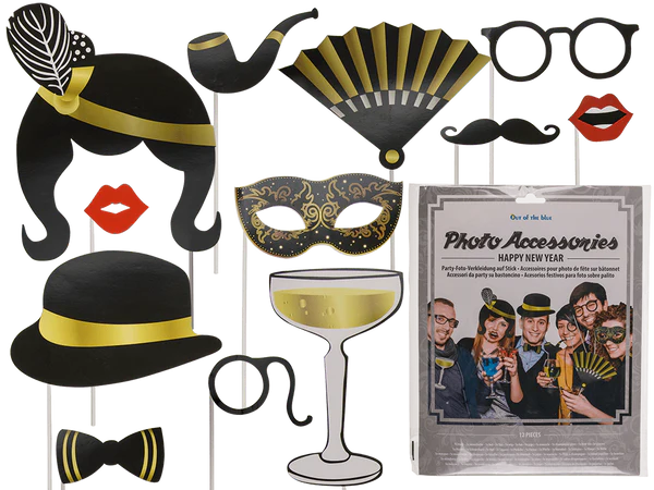 [OOTB-181068] Party-Foto-Verkleidung auf Stick, New Year