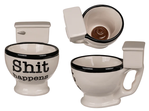 Becher, Toilette, ca. 16 x 12 cm,