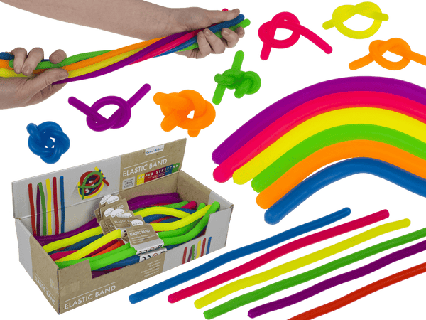 [OOTB-12/0913] Stretch-Schnur, Colours, ca. 28 cm,