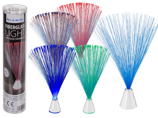 [OOTB-90/1058] Fiberglasleuchte mit LED (inkl. Batterien)