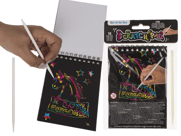[OOTB-29/2939] Spiral-Block, Kratzpapier Colourful,