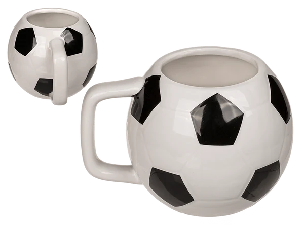 [OOTB-78/8333] Becher, Fußball, ca. 12 x 9 cm,