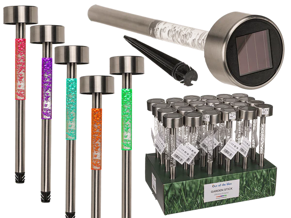 Edelstahl-Gartenstecker, Wassertropfen,