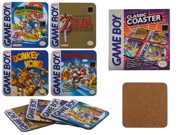 Kork-Untersetzer, Gameboy - Classic Collection,