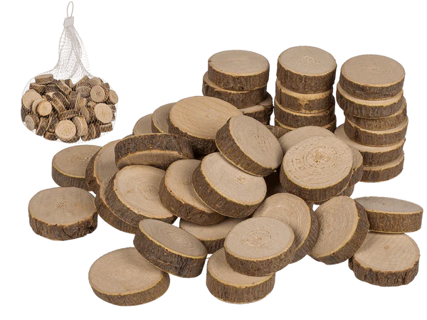 [OOTB-960399] Deko-Holzscheiben, ca. 250 g,