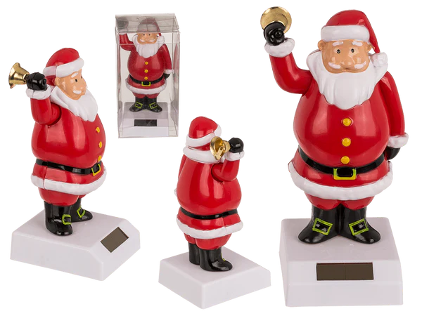 [OOTB-99/1012] Bewegliche Figur, Weihnachtsmann mit Klingel,