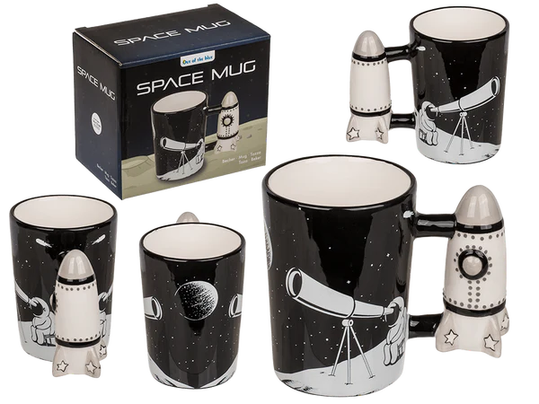 [OOTB-78/8356] Becher, Astronaut mit Raketengriff,