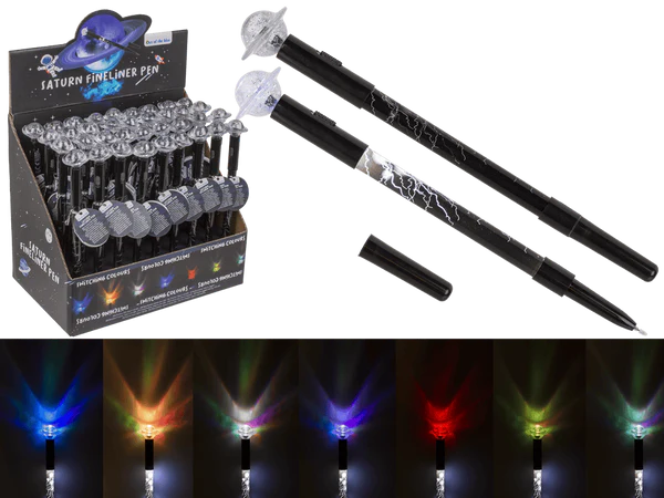 [OOTB-29/2886] Fineliner-Stift, Saturn mit LED