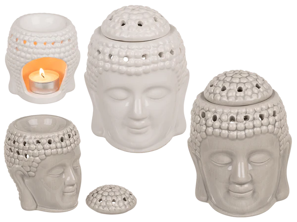 [OOTB-250075] Aromalampe, Buddha, mit abnehmbarem