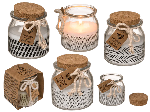 [OOTB-144055] Duftkerze (Fresh cotton) im Glas,